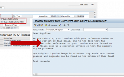 Tweaking SAP Invoice Management by OpenText