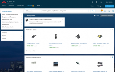 New in ARIBA: Promoted Catalog Items