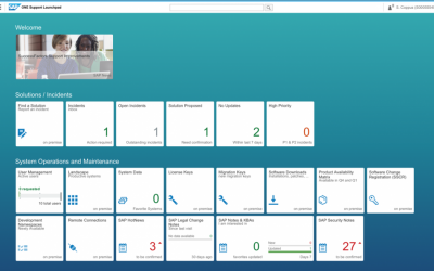 New SAP ONE Support Launchpad brings it all together