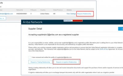 SAP Ariba – Integrated Third-party Logistics Providers